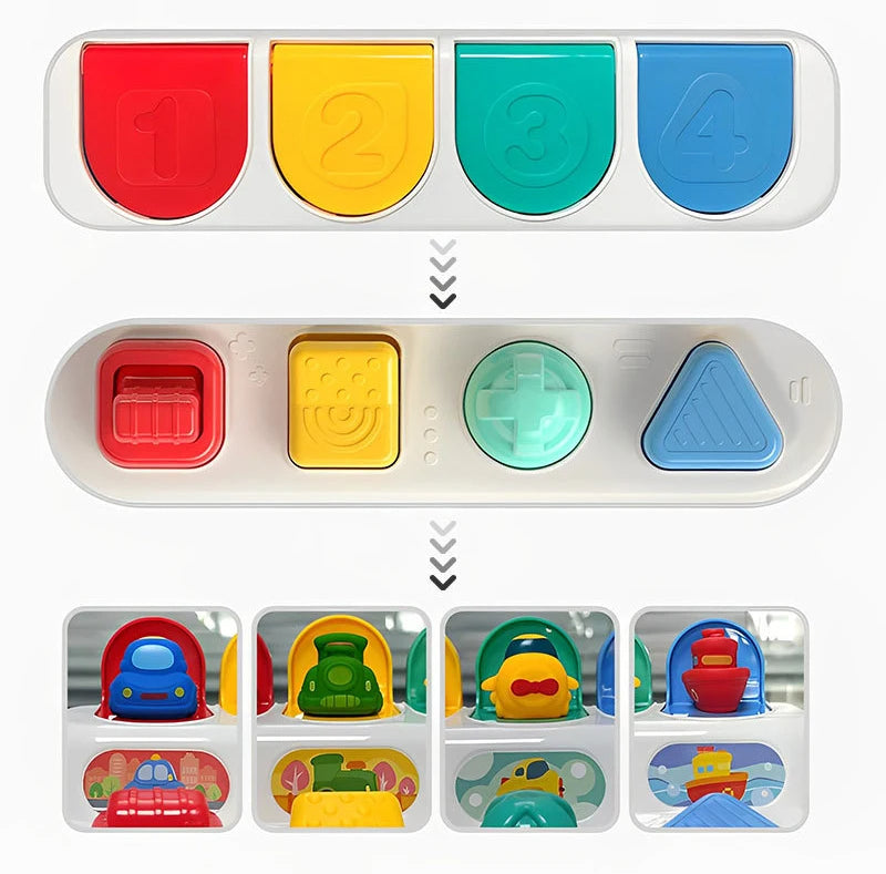 Press and turn the buttons - Infant toy