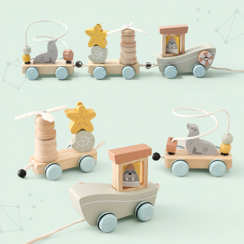 Playing & Developing – Sensory Wooden Infant Toys