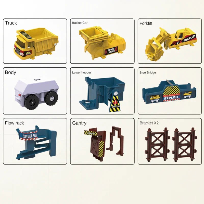 Imaginative & Play – Electric Construction Race Set