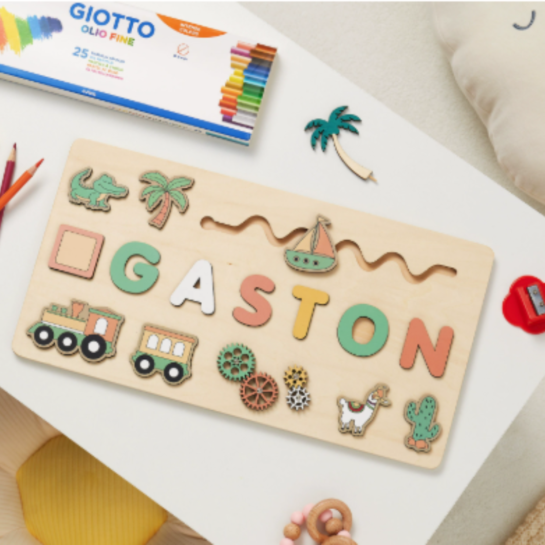 Your own name tag! - Name jigsaw puzzle