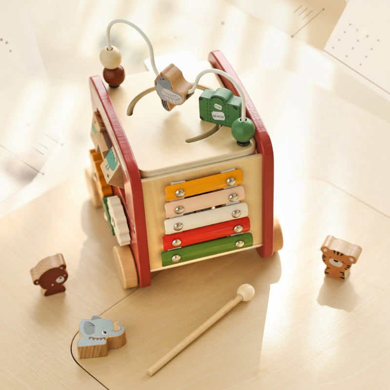 Educational & Versatile – Wooden Developmental Activity Bus