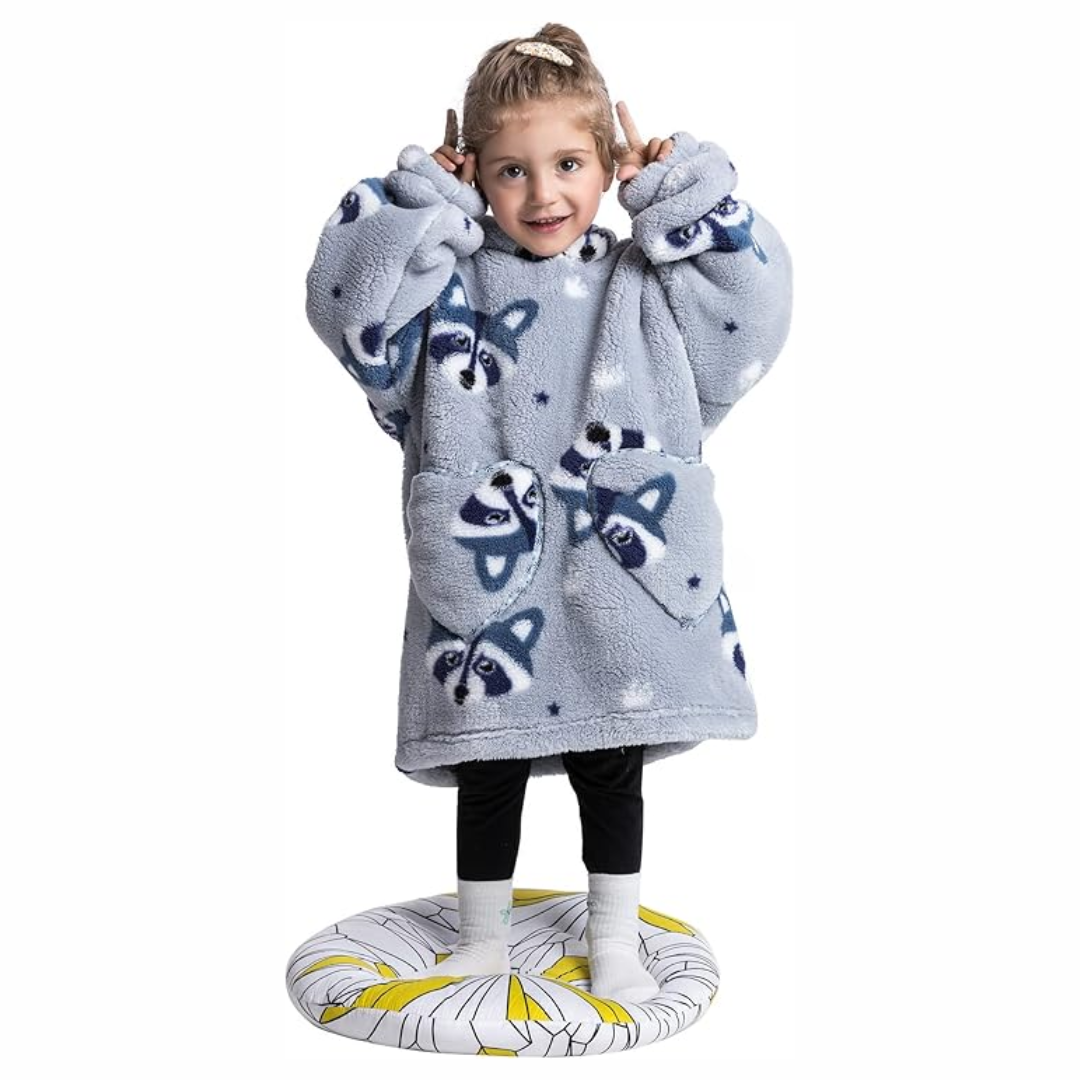Cute and comfortable – Children's blanket with hood