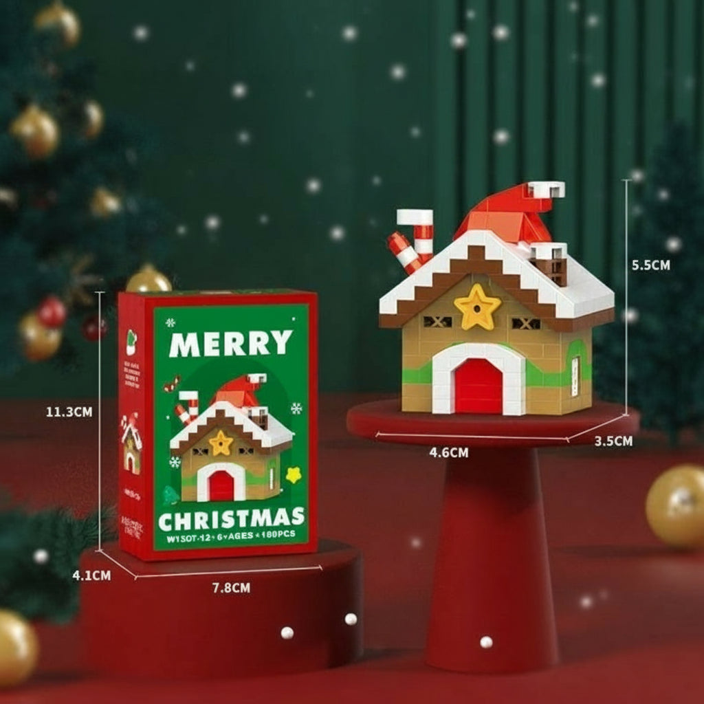 Cheerful & Decorative – Christmas Compact Building Blocks