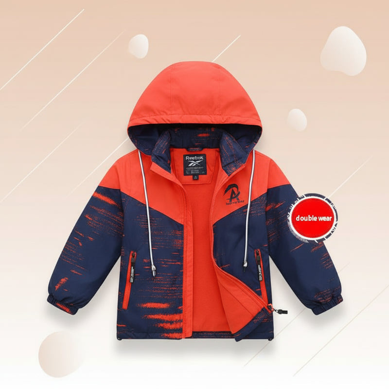 Reversible Children' Jacket – Waterproof & Windproof – Lightweight Jacket