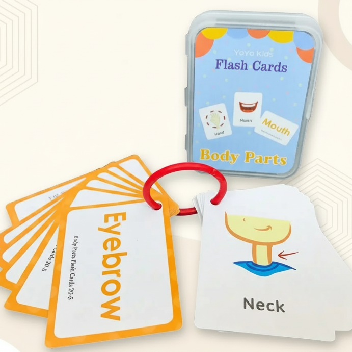 Cheerful & Language-rich – Educational Word Cards (English)