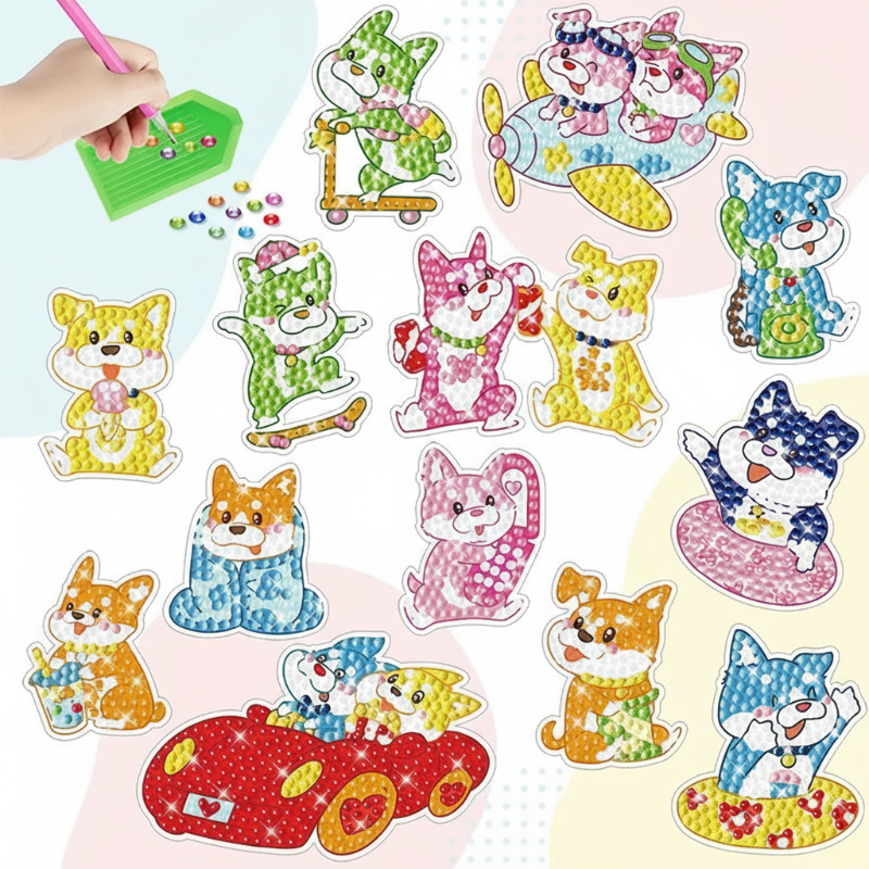 Shady & Shiny – Diamond Painting Stickers