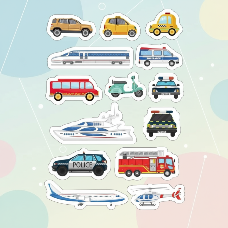 Colorful & Handy – Traffic Route Sticker Tape Kit