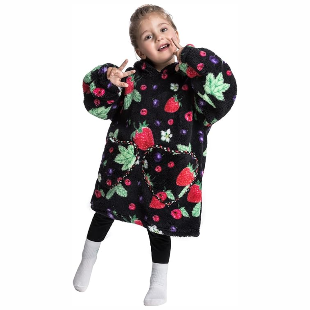 Cute and comfortable – Children's blanket with hood