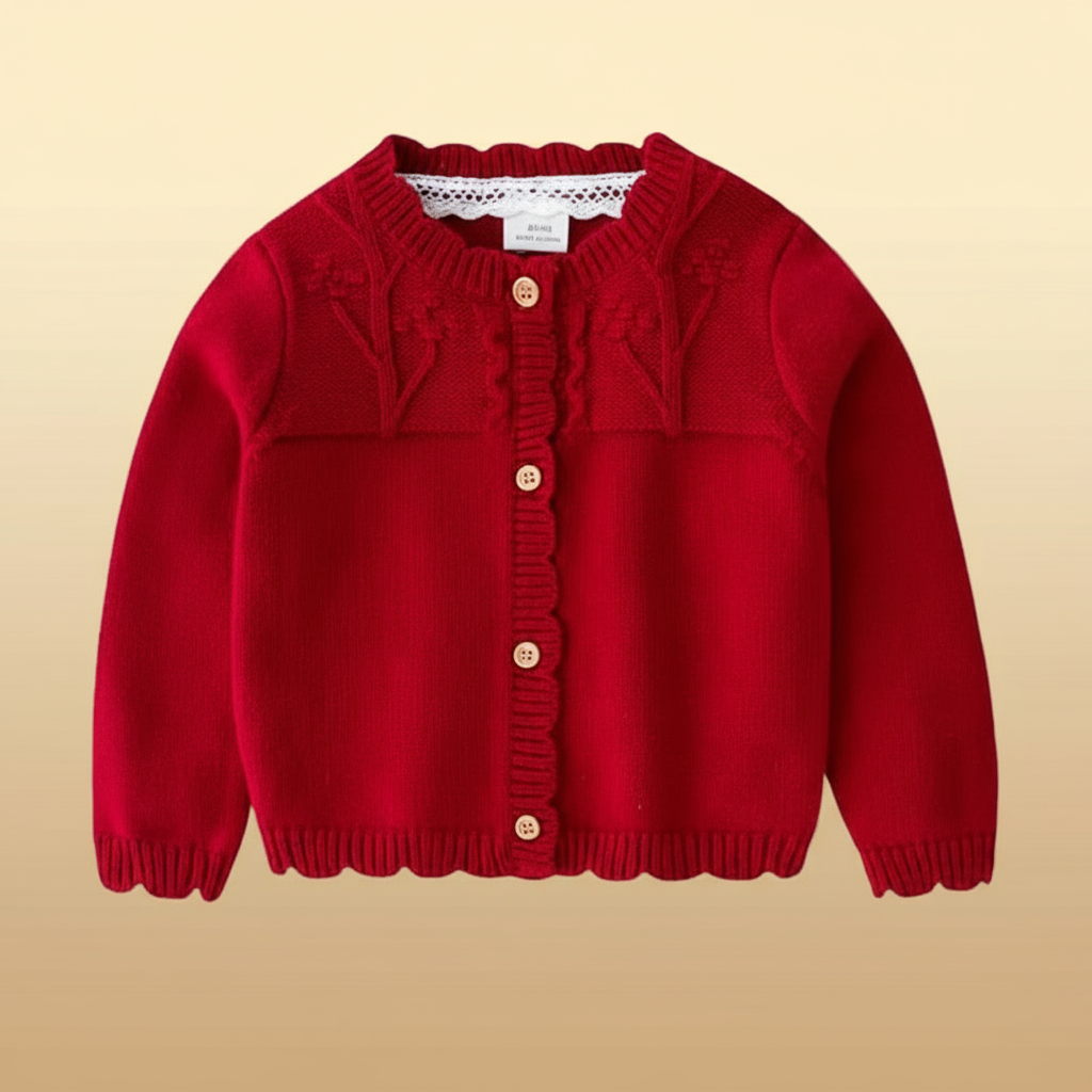 Comfortable & Stylish – Knitted Children's Cardigan Sweater