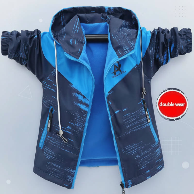 Reversible Children' Jacket – Waterproof & Windproof – Lightweight Jacket