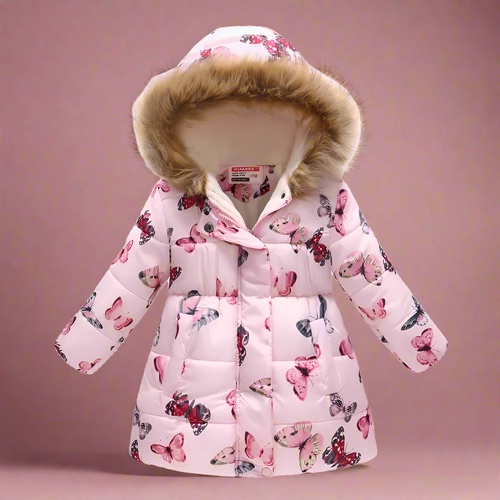 Elegant & Cozy – Quilted Winter Coat for Girls