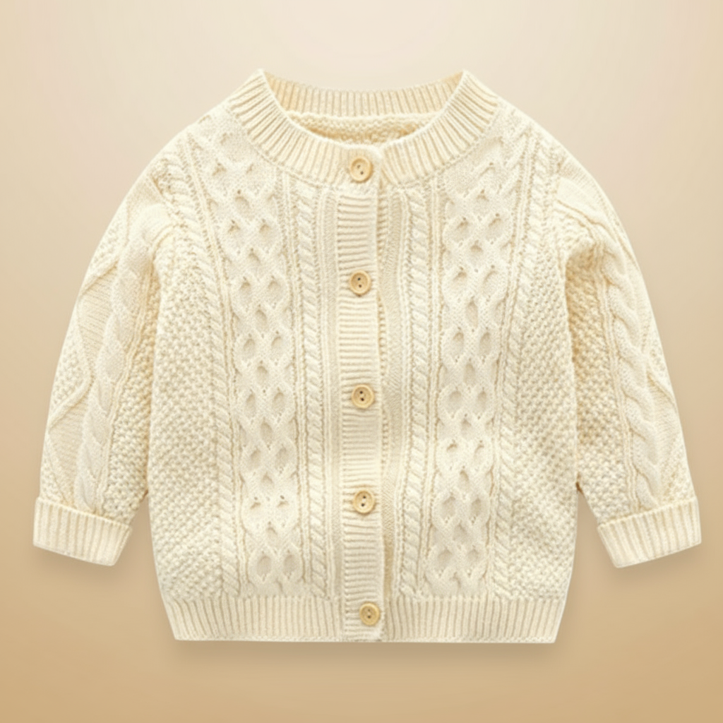 Comfortable & Stylish – Knitted Children's Cardigan Sweater