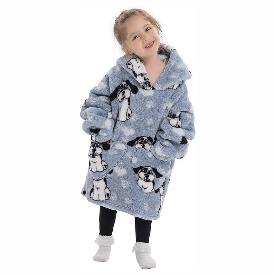 Cute and comfortable – Children's blanket with hood