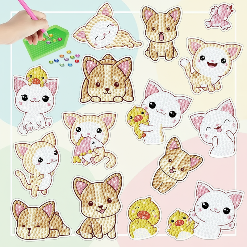 Shady & Shiny – Diamond Painting Stickers