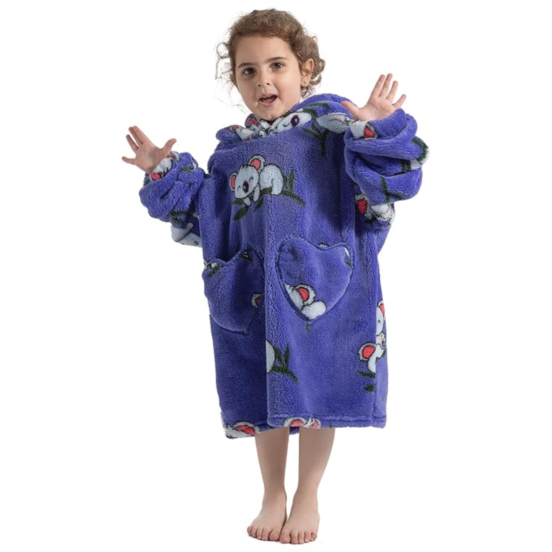 Cute and comfortable – Children's blanket with hood