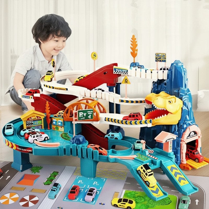 Cool & Educational – Dino Race Track with Cars