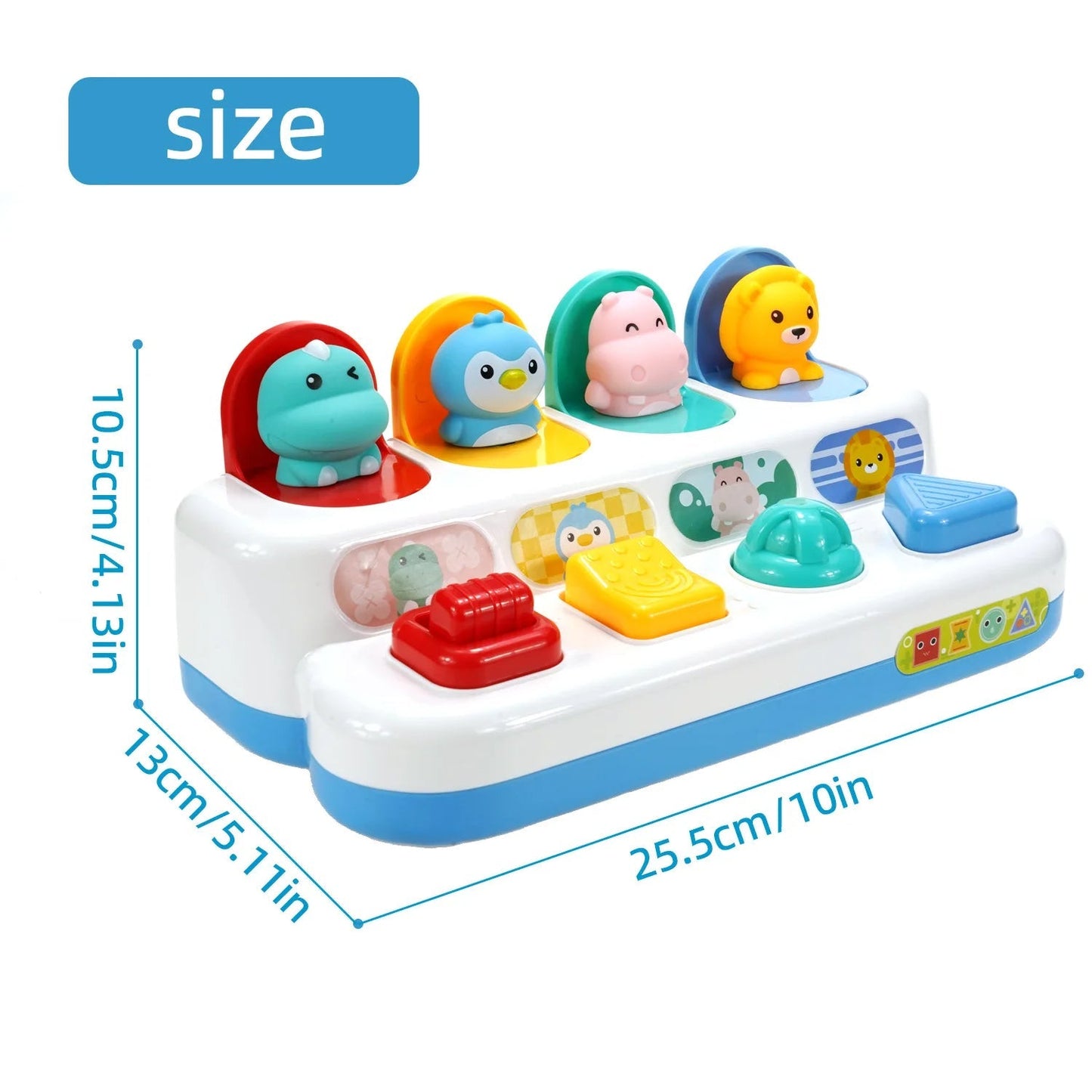 Press and turn the buttons - Infant toy