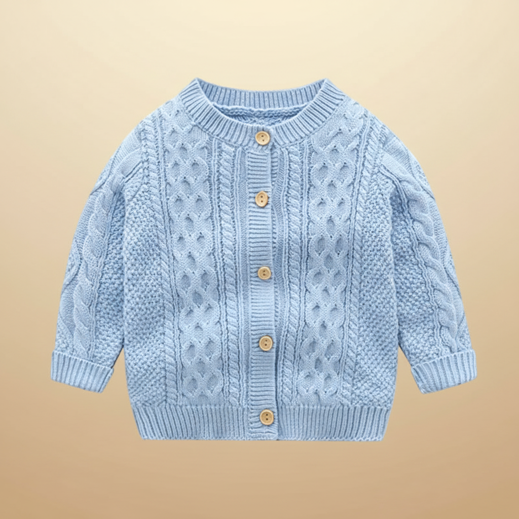 Comfortable & Stylish – Knitted Children's Cardigan Sweater