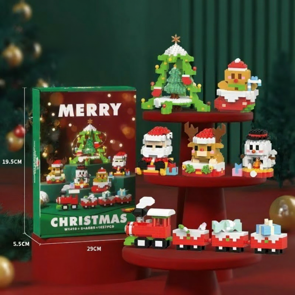 Cheerful & Decorative – Christmas Compact Building Blocks
