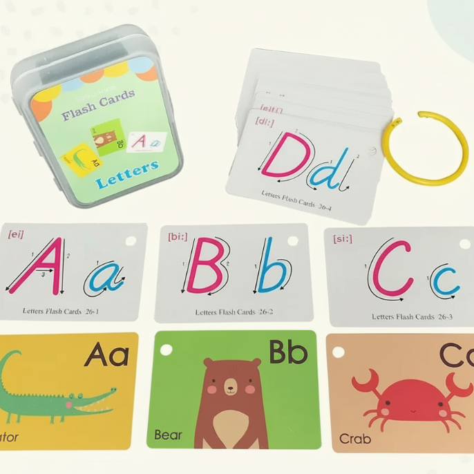 Cheerful & Language-rich – Educational Word Cards (English)