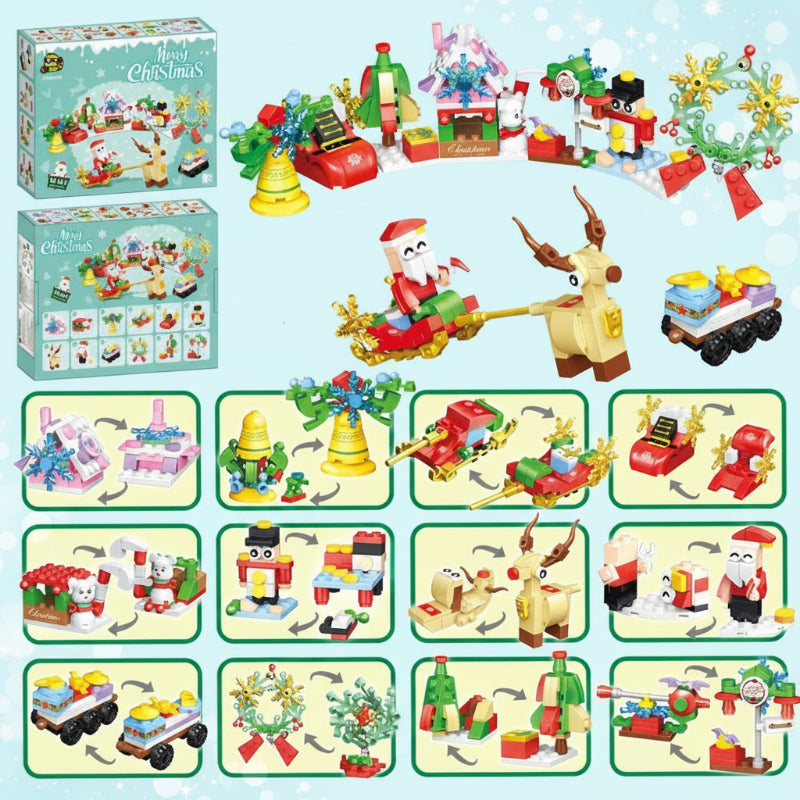 Cheerful & Decorative – Christmas Compact Building Blocks