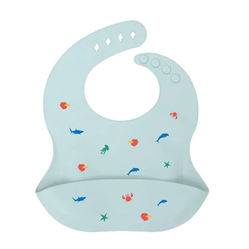 Waterproof & Fashionable - Silicone Infant Bib
