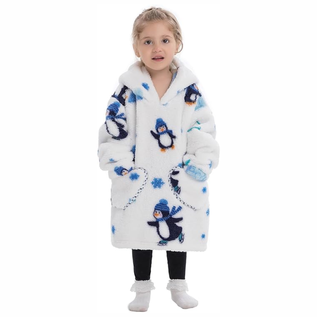 Cute and comfortable – Children's blanket with hood