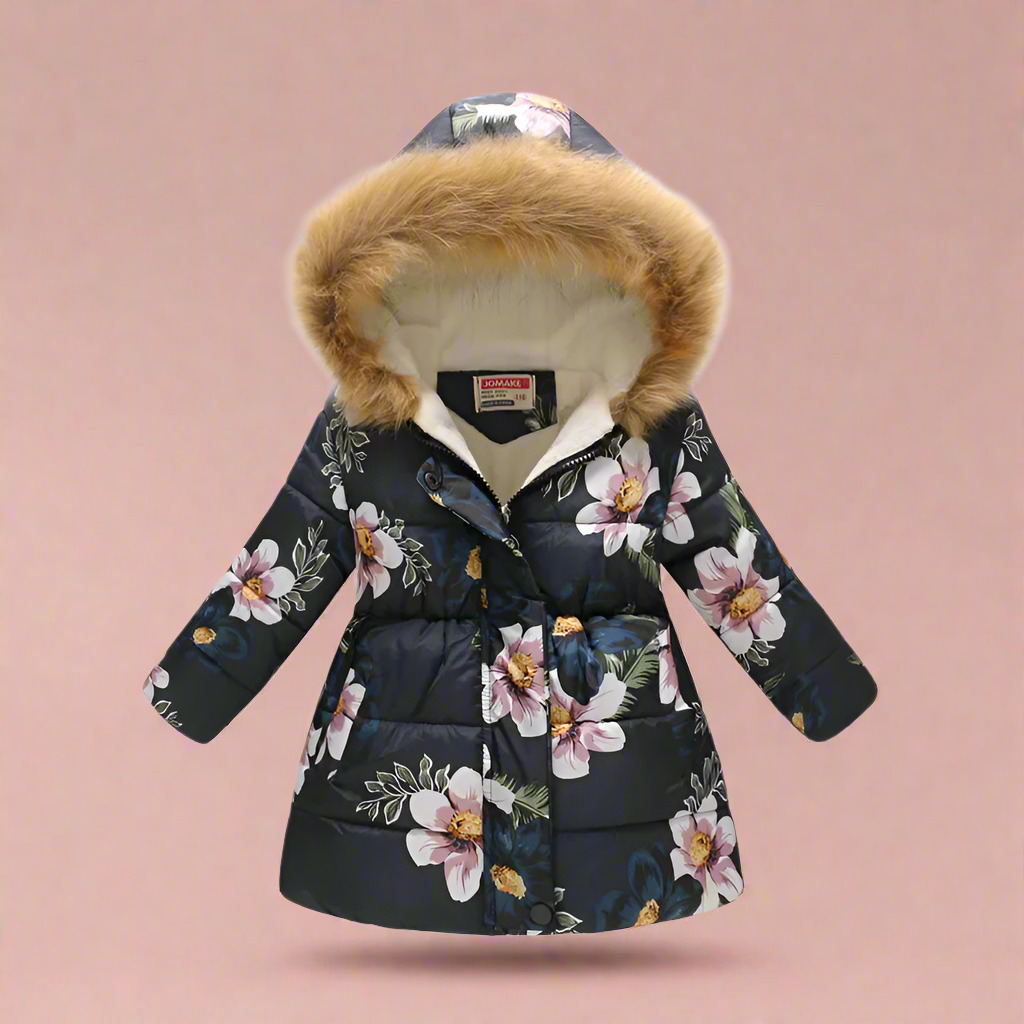 Elegant & Cozy – Quilted Winter Coat for Girls