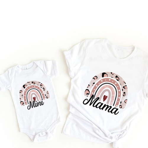Mommy & Daughter - Matching Shirt & Romper