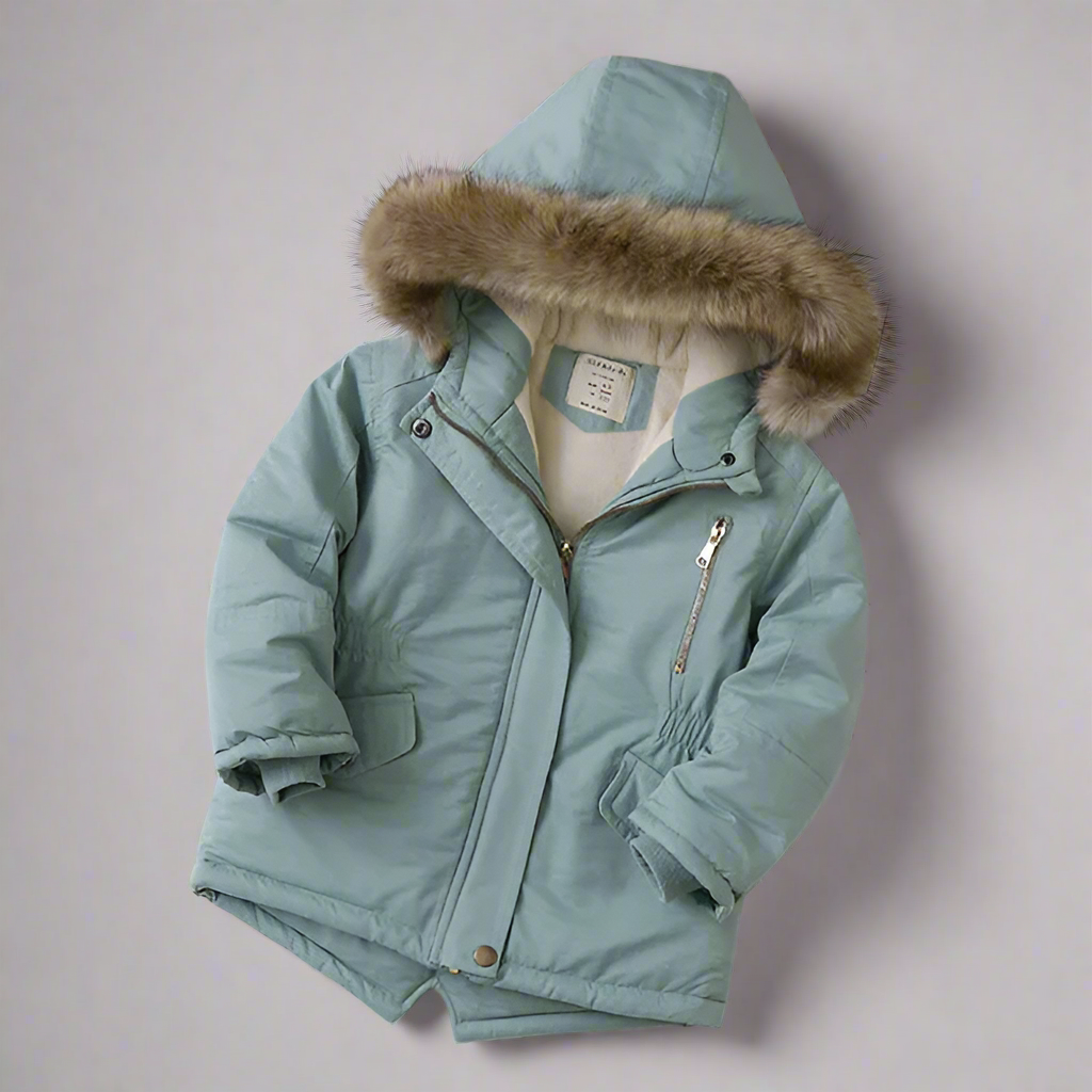 Elegant & Warm – Parka Winter Coat with Fur Collar