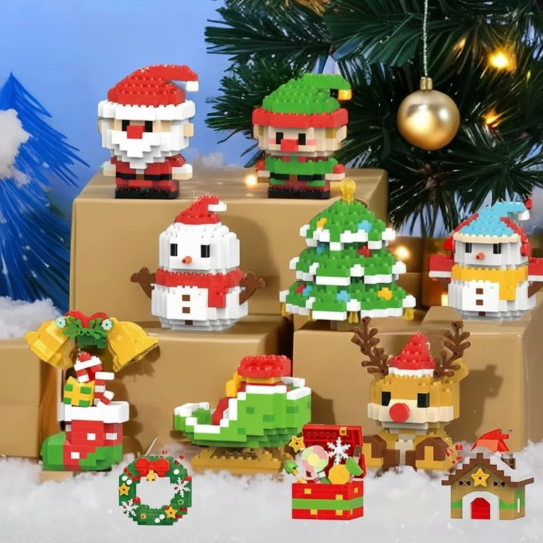 Cheerful & Decorative – Christmas Compact Building Blocks