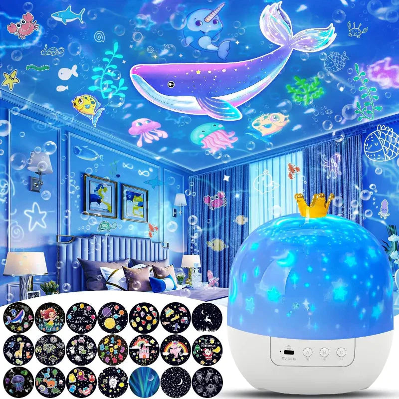 Dreamy & Innovative – Galaxy Projector Night Light with 360° Rotation