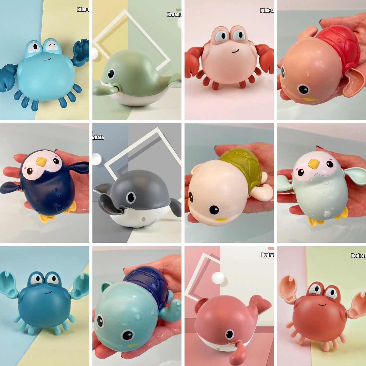 Bath with cute sea creatures! - Swimming turtles