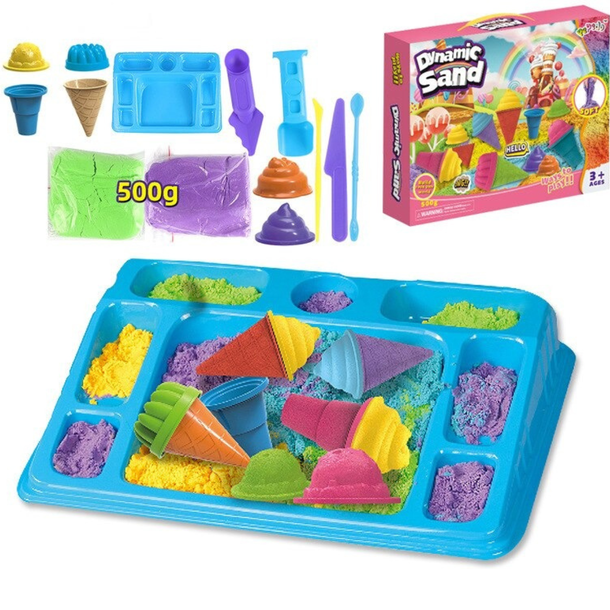 Enjoy playing and creating with sand! - Dynamic sand