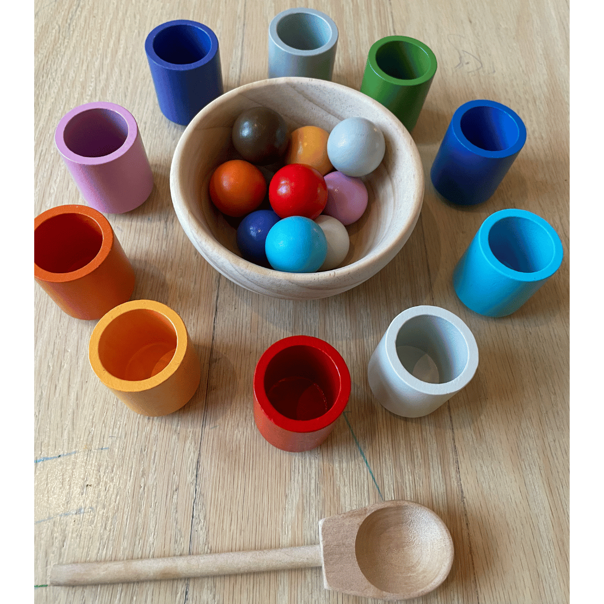 Combine Colours - Wooden Sorting Activity