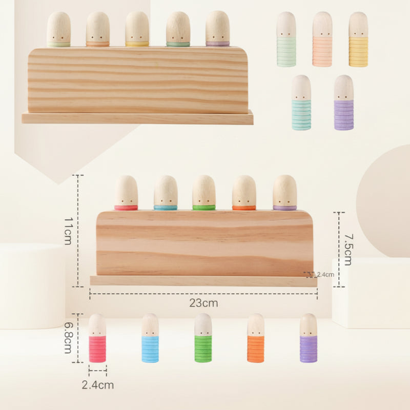 Playing & Developing – Sensory Wooden Infant Toys