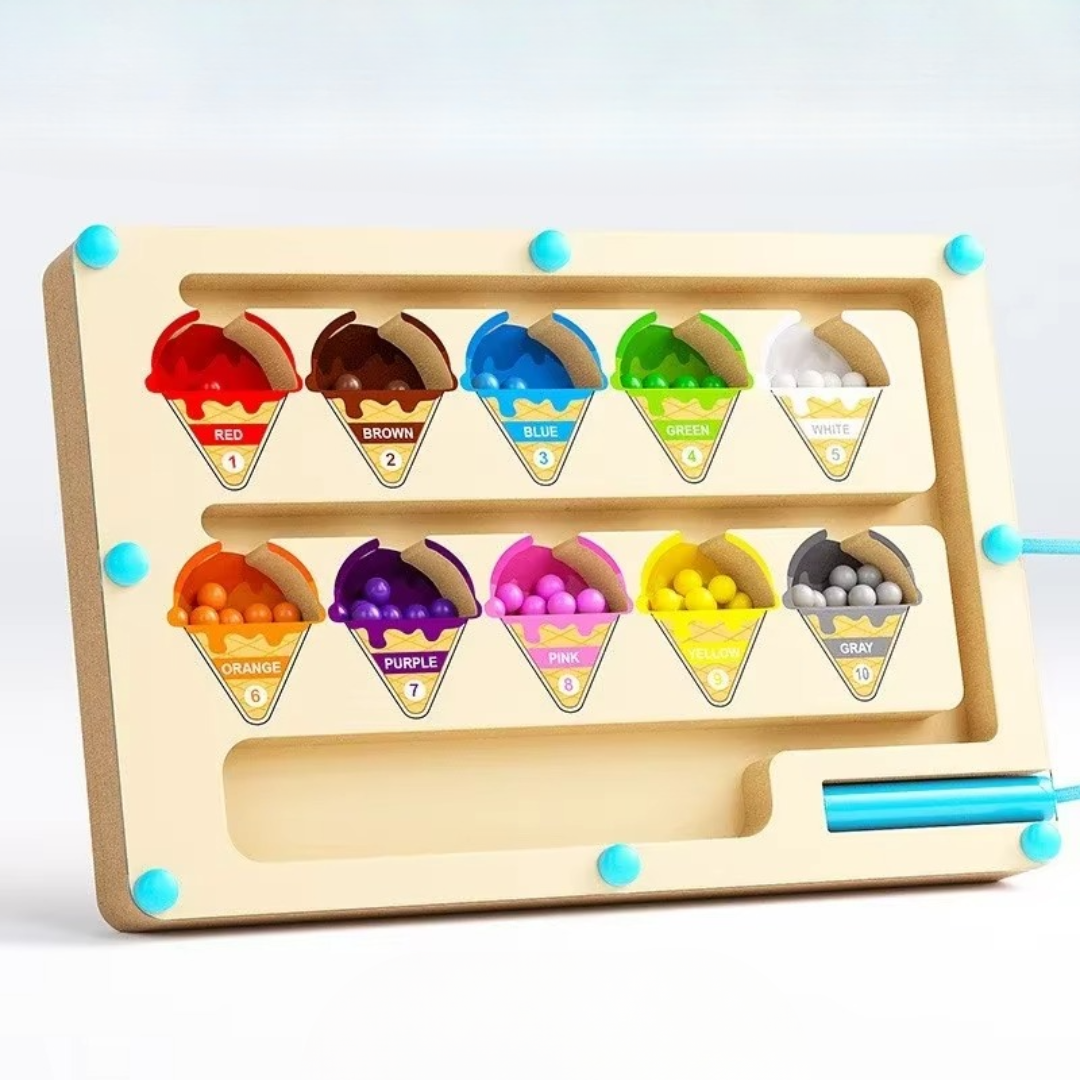 Hand and eye coordination - Magneto game board