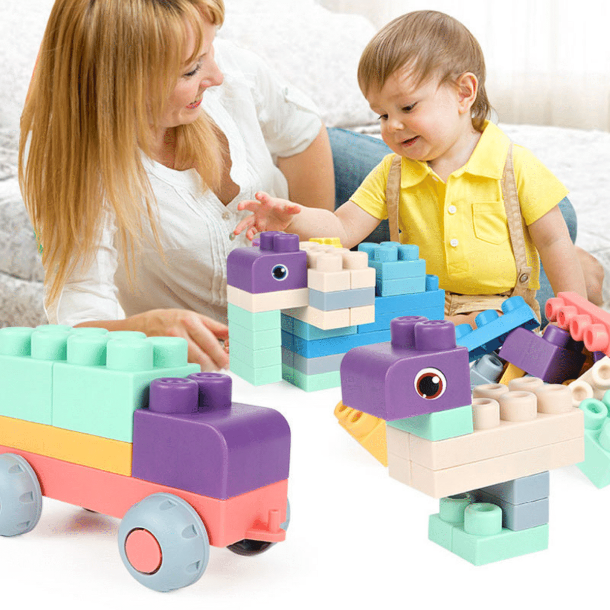 Building fun - Plush building blocks