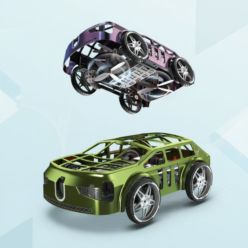 Innovative & Spectacular – 2-in-1 RC Flying Car & Drone with LED Light