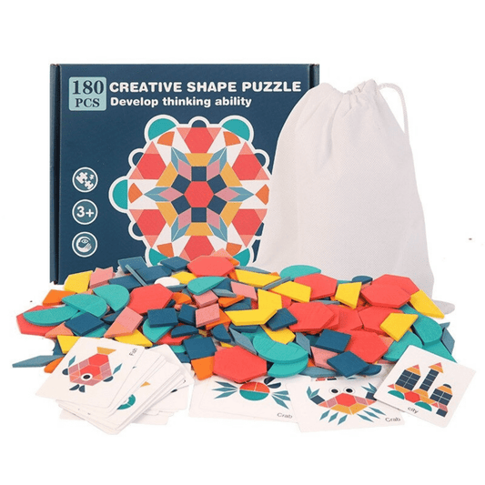 Developing creativity - Geometric shape puzzle