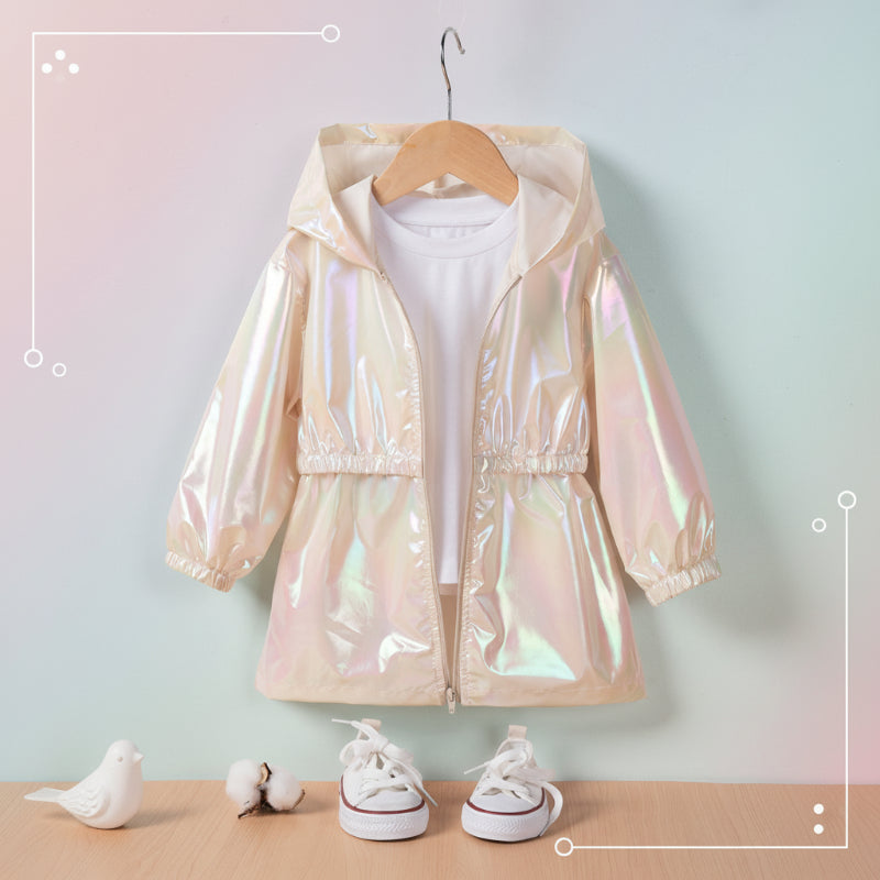Shiny & Light – Children's Raincoat with Hood