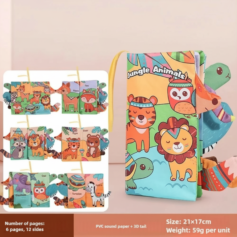 Colorful & Sensory – Infant tail book