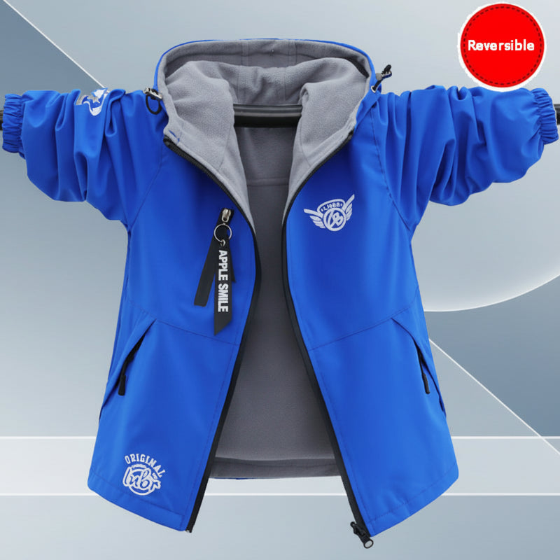 Reversible Children' Jacket – Waterproof & Windproof – Lightweight Jacket