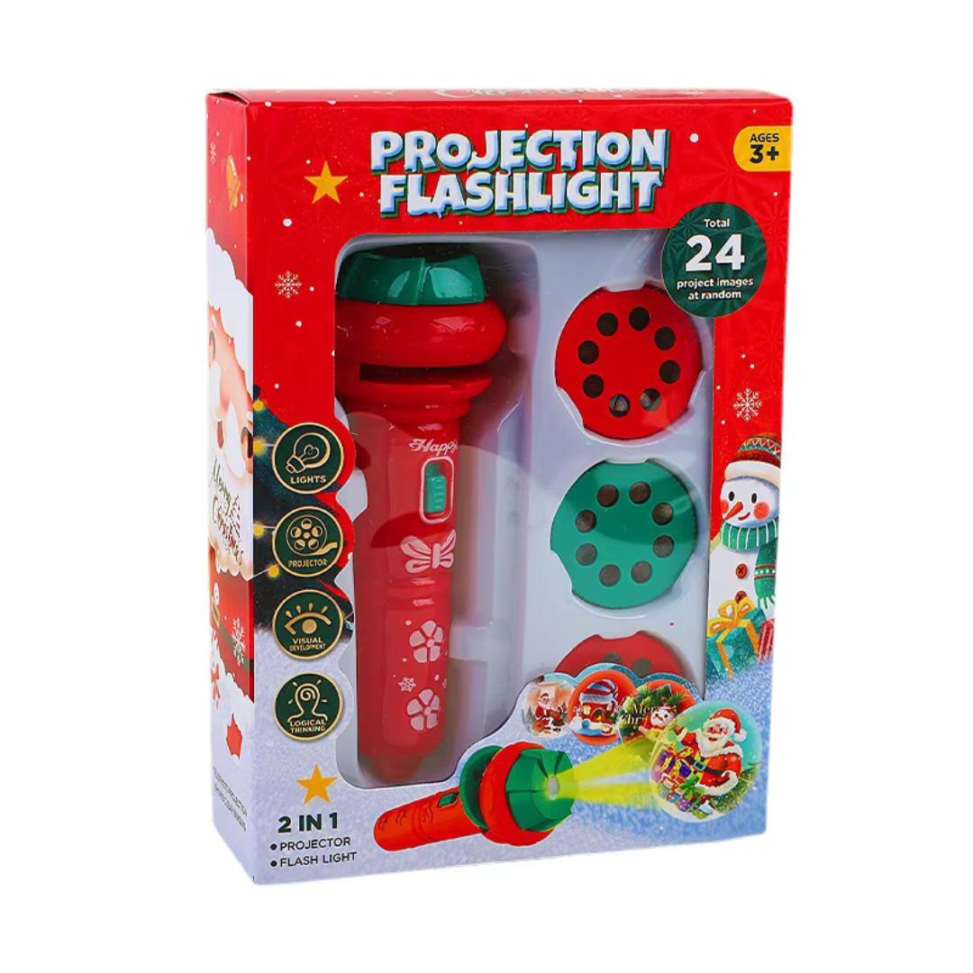Light Play - Christmas Projection Flashlight