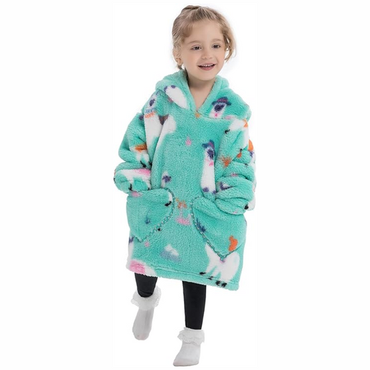 Cute and comfortable – Children's blanket with hood