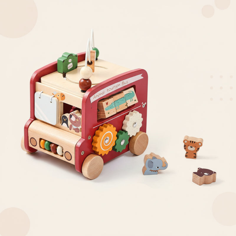 Educational & Versatile – Wooden Developmental Activity Bus