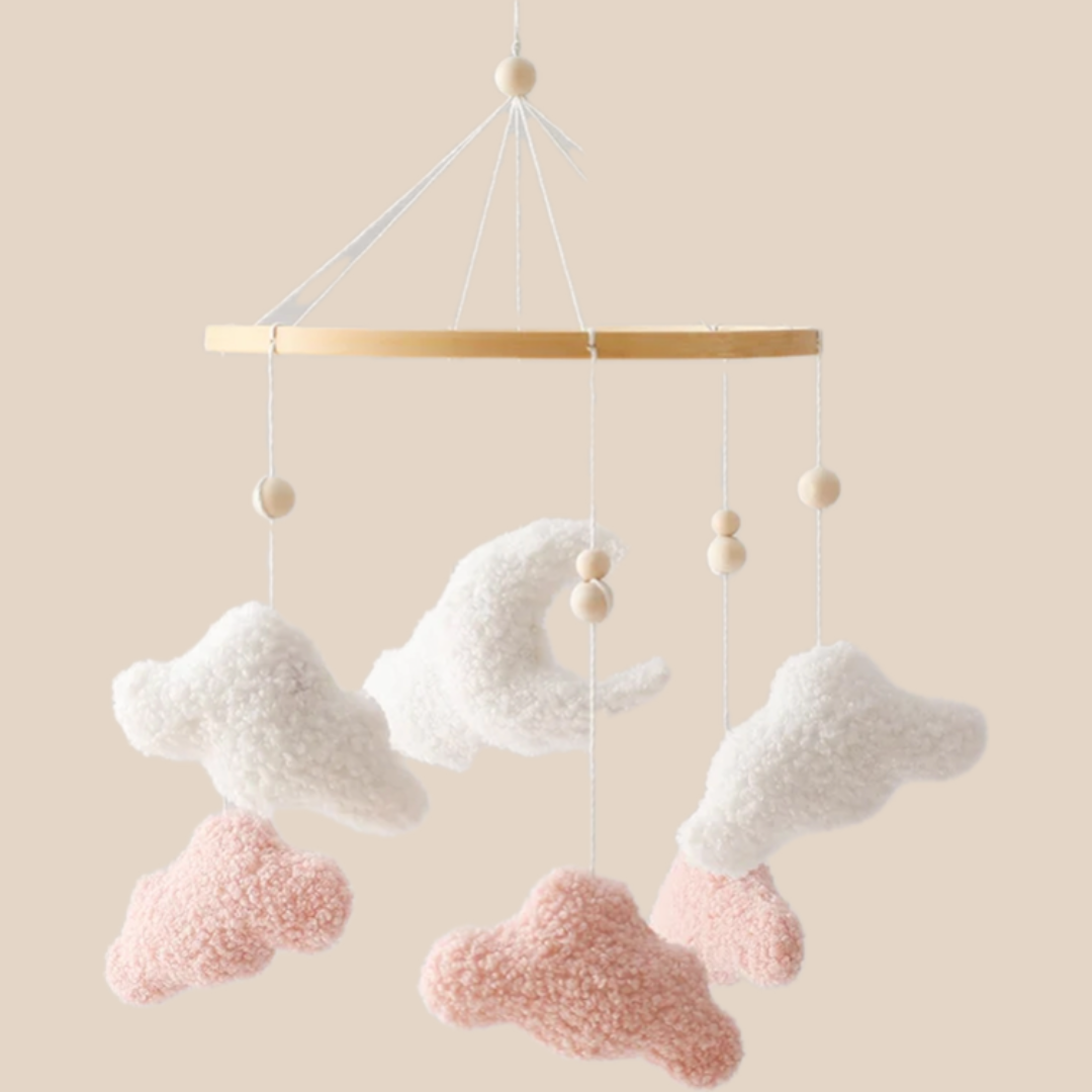 Peace & Atmosphere – Infant Mobile with Clouds