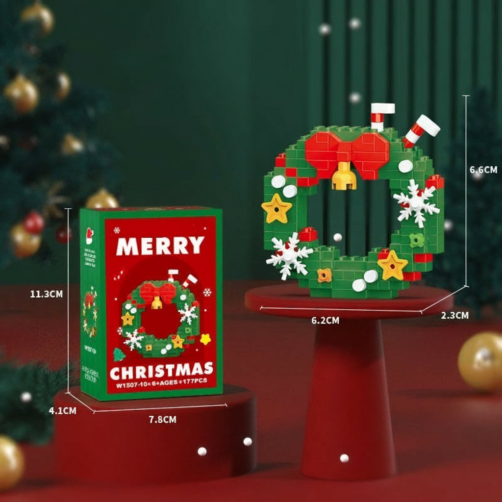 Cheerful & Decorative – Christmas Compact Building Blocks