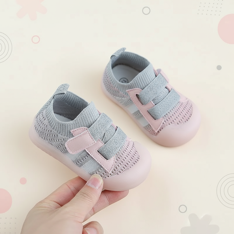 Sporty & Breathable – Mesh Infant Shoes with Soft Soles
