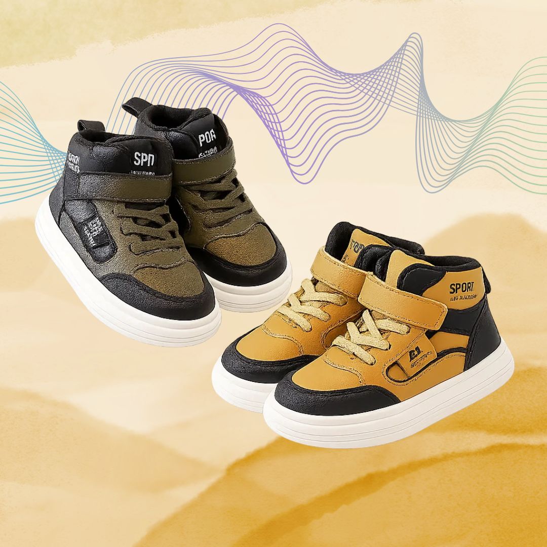 Comfortable & Flexible – High-Top Sneakers